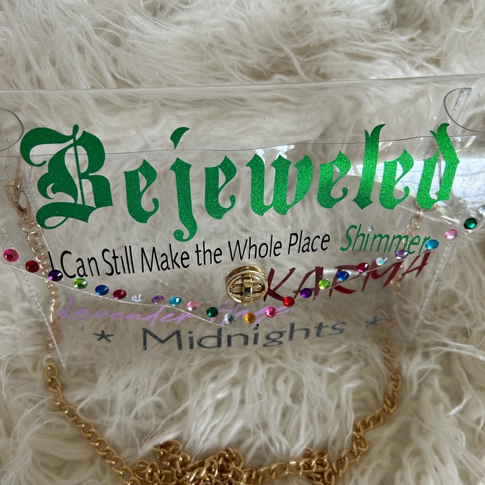 Taylor Swift Inspired Clear Concert Handbag